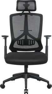 Krzesło biurowe Songmics Ergonomiczne biuro i krzesło biurkowe z podparciem lędźwiowym, obrotowe krzesło komputerowe z regulowanym zagłówkiem i podłokiet 7