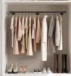 Songmics Wieszak ścienny 30,4 x 170 x 7 cm 68 kg 10