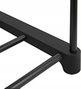 Songmics Stojak na buty, 10-poziomowy metalowy organizator buta, konfigurowalna konstrukcja, metalowa rama, stojak na oszczędzanie przest 19