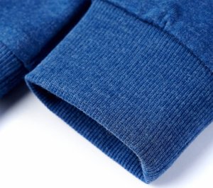 vidaXL Bluza dziecięca, ciemnoniebieski melanż, 116 4
