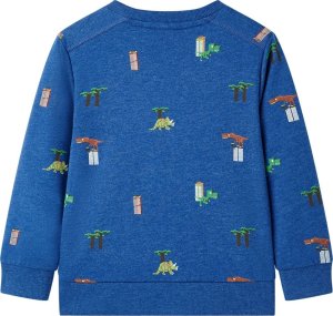 vidaXL Bluza dziecięca, ciemnoniebieski melanż, 140 2