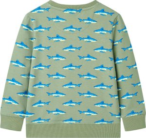 vidaXL Bluza dziecięca, jasne khaki, 140 2