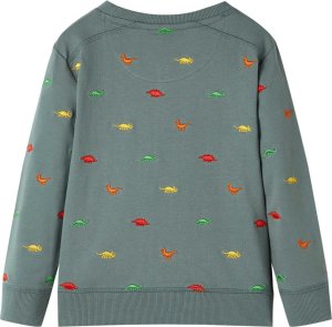 vidaXL Bluza dziecięca, khaki, 104 2