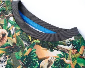 vidaXL Bluza dziecięca, stary morski, 104 2