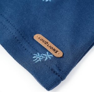 vidaXL Koszulka dziecięca polo, ciemnoniebieska, 92 3