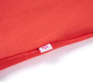 vidaXL Koszulka dziecięca z krótkimi rękawami, czerwona, 140 4