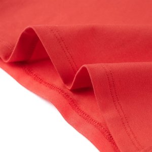 vidaXL Koszulka dziecięca z krótkimi rękawami, czerwona, 140 6