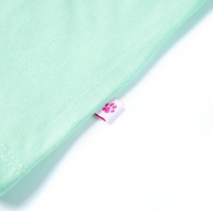 vidaXL Koszulka dziecięca z krótkimi rękawami, jasnozielona, 116 6