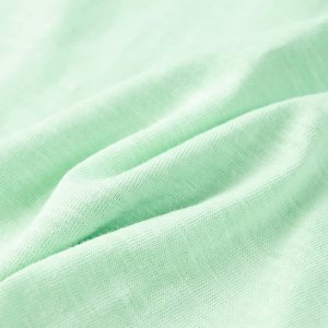 vidaXL Koszulka dziecięca z krótkimi rękawami, jasnozielona, 140 7