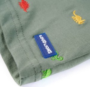 vidaXL Koszulka dziecięca z krótkimi rękawami, khaki, 104 5