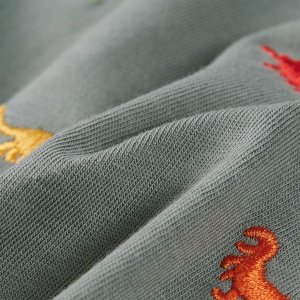vidaXL Koszulka dziecięca z krótkimi rękawami, khaki, 116 7