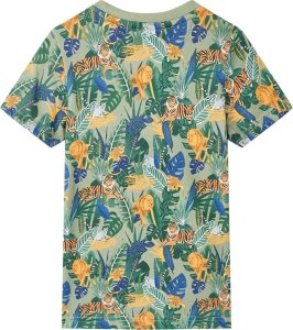 vidaXL Koszulka dziecięca z krótkimi rękawami, kolorowa, 140 2