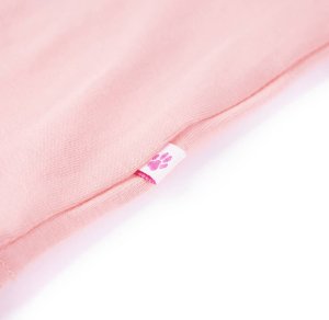 vidaXL Koszulka dziecięca z krótkimi rękawami, różowa, 116 4