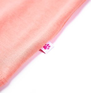 vidaXL Koszulka dziecięca, neonowy koral, 116 6