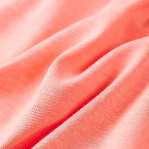 vidaXL Koszulka dziecięca, neonowy koral, 128 7