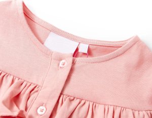 vidaXL Koszulka dziecięca, w kolorze średniego różu, 116 3