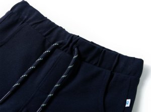 vidaXL Szorty dziecięce ze sznurkiem ściągającym, granatowe, 140 3