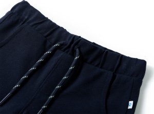 vidaXL Szorty dziecięce ze sznurkiem ściągającym, granatowe, 92 3