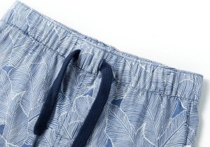 vidaXL Szorty dziecięce ze sznurkiem, ciemnoniebieskie, 104 3