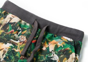 vidaXL Szorty dziecięce ze sznurkiem, morskie, 116 3