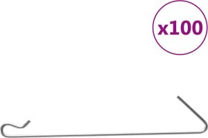 vidaXL Haki do gabionów, 100 szt., stalowe Lumarko! 1