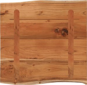 vidaXL Stolik boczny, 40x40x2,5 cm, drewno akacjowe, naturalna krawędź 4