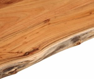 vidaXL Stolik boczny, 40x40x2,5 cm, drewno akacjowe, naturalna krawędź 8