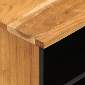 vidaXL Szafka pod telewizor, 100x33x46 cm, lite drewno akacjowe 8