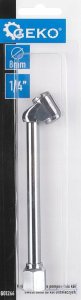 Geko Końcówka długa do pompowania kół – dwustronna do kół bliźniaczych 1/4” 8mm (25/100) 4