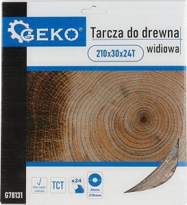 Geko Tarcza do drewna 210x30x24T (50) 3