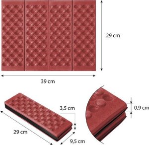 Triton Karimata do siedzenia czerwona NC1718 3