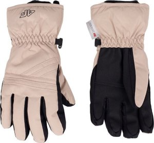 4f Rękawice narciarkie damskie 4F FNK F106 beżowe 4FWAW23AFGLF106 83S XL 2