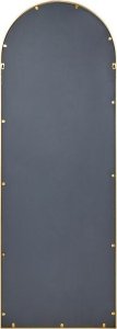 Beliani Lustro ścienne metalowe 60 x 170 cm złote CROSSES 3