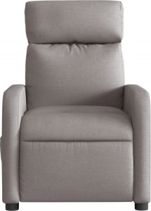vidaXL vidaXL Elektryczny fotel rozkładany, kolor taupe, obity tkaniną 9