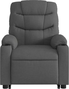 vidaXL vidaXL Podnoszony fotel masujący, elektryczny, rozkładany, ciemnoszary 9