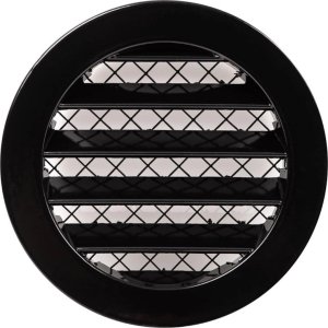 Europlast GRILLE ALUMINIUM ALLOY 125MM BLACK 1