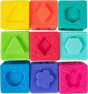Smiki TOY BLOCKS SMIKI SENSORY 7368401. 9 PCS 3