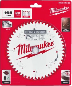 Milwaukee MILWAUKEE CIRCULAR SAW 165x20x2.2x52z ALUMINUM 1