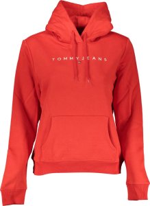 Tommy Hilfiger BLUZA DAMSKA TOMMY HILFIGER BEZ ZAMKU CZERWONA M 1