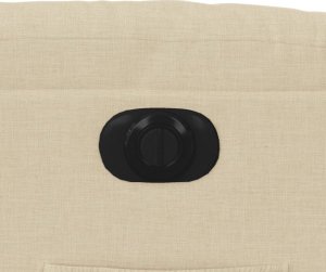 vidaXL Podnoszony fotel masujący, elektryczny, rozkładany, kremowy 12