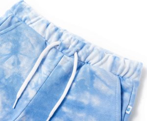 vidaXL Szorty dziecięce ze sznurkiem, jasnoniebieskie, 116 3