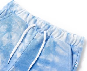 vidaXL Szorty dziecięce ze sznurkiem, jasnoniebieskie, 140 3