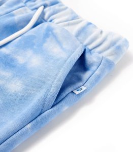 vidaXL Szorty dziecięce ze sznurkiem, jasnoniebieskie, 140 4