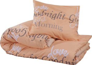 vidaXL Zestaw pościeli, różowy, 135x200 cm, bawełna 3