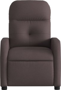 vidaXL vidaXL Elektryczny fotel rozkładany, ciemnobrązowy, obity tkaniną 8