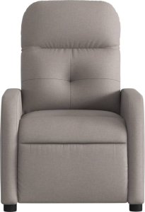 vidaXL vidaXL Elektryczny fotel rozkładany, kolor taupe, obity tkaniną 8