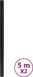 vidaXL vidaXL Samoprzylepna okleina meblowa, matowa czerń, 90x500 cm, PVC 2