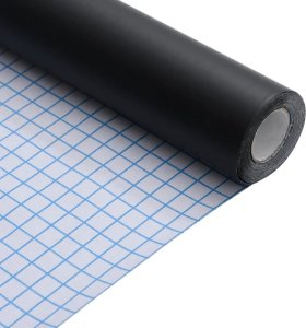 vidaXL vidaXL Samoprzylepna okleina meblowa, matowa czerń, 90x500 cm, PVC 8
