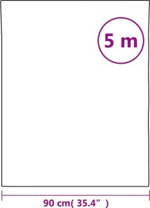 vidaXL vidaXL Samoprzylepna okleina meblowa, matowa czerń, 90x500 cm, PVC 9