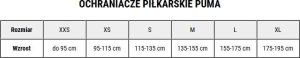 Puma Ochraniacze piłkarskie Ultra Light Strap biało-czerwono-niebieskie 30872 05 M 2